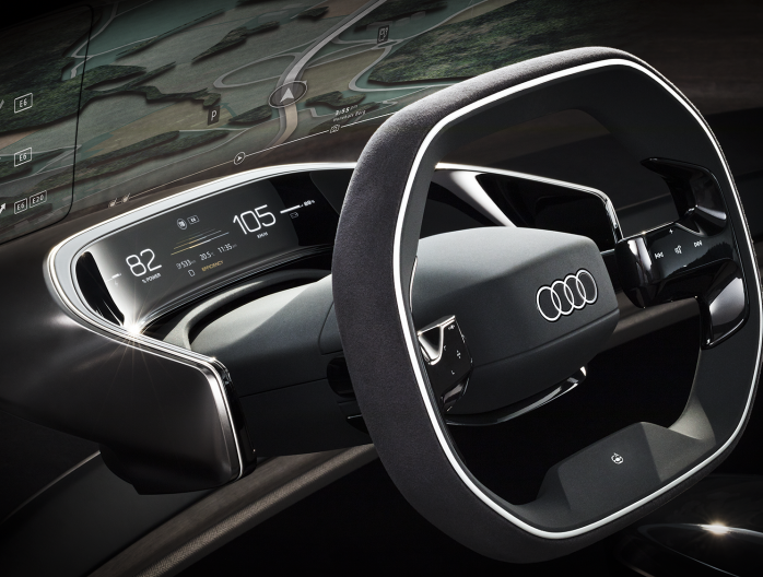 Audi grandsphere concept stuur